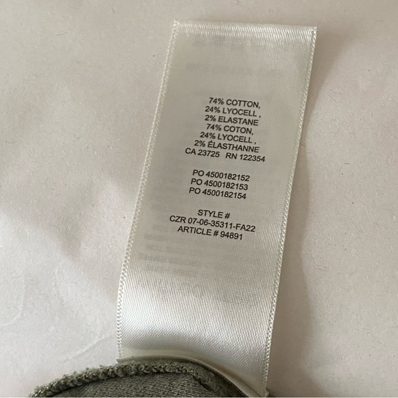 Aritzia Wilfred Free Green Cargo High Waisted Pants Size 2 - Picture 5 of 5